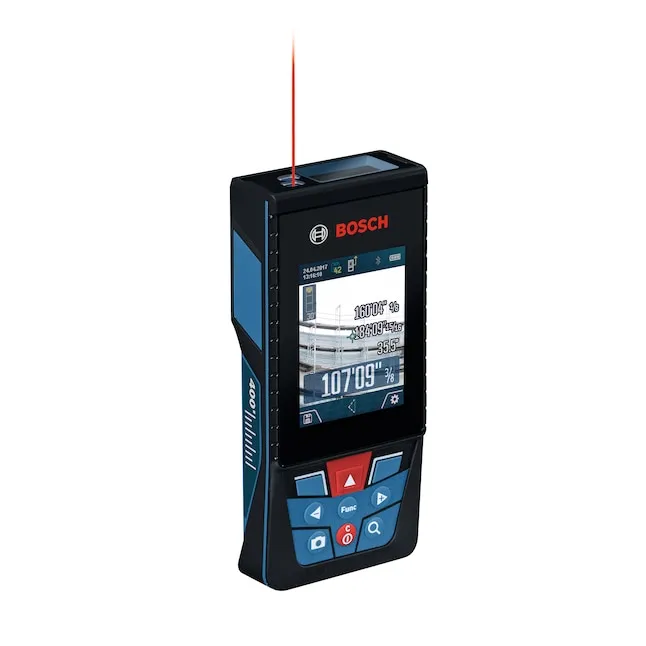 BLAZE 400 ft. Outdoor Laser Distance Tape Measuring Tool with Bluetooth and Camera Viewfinder