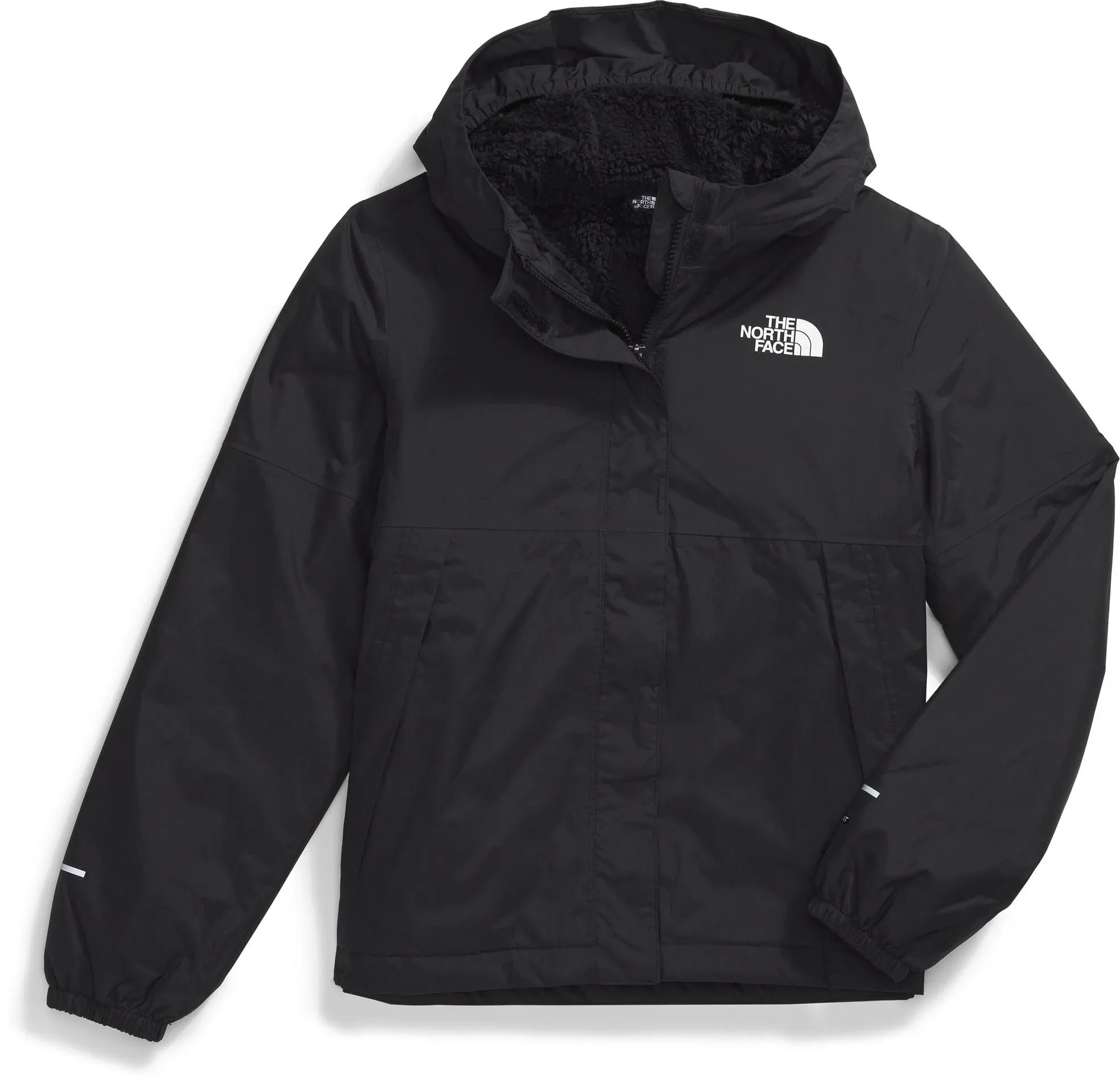 The North Face Girl's Warm Antora Rain Jacket Black S