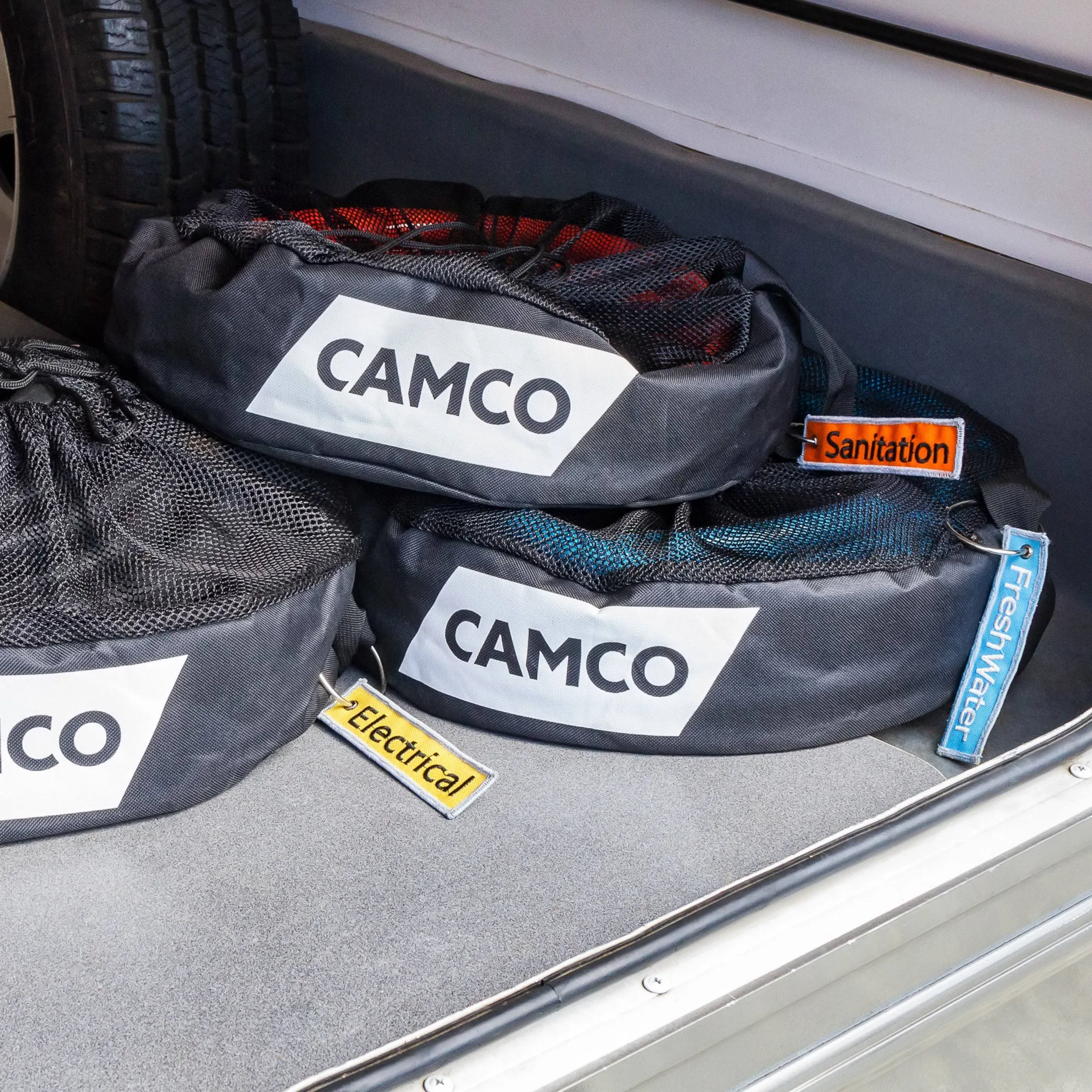 CAMCO RV Equipment Storage Bag w/ Indentification Tags