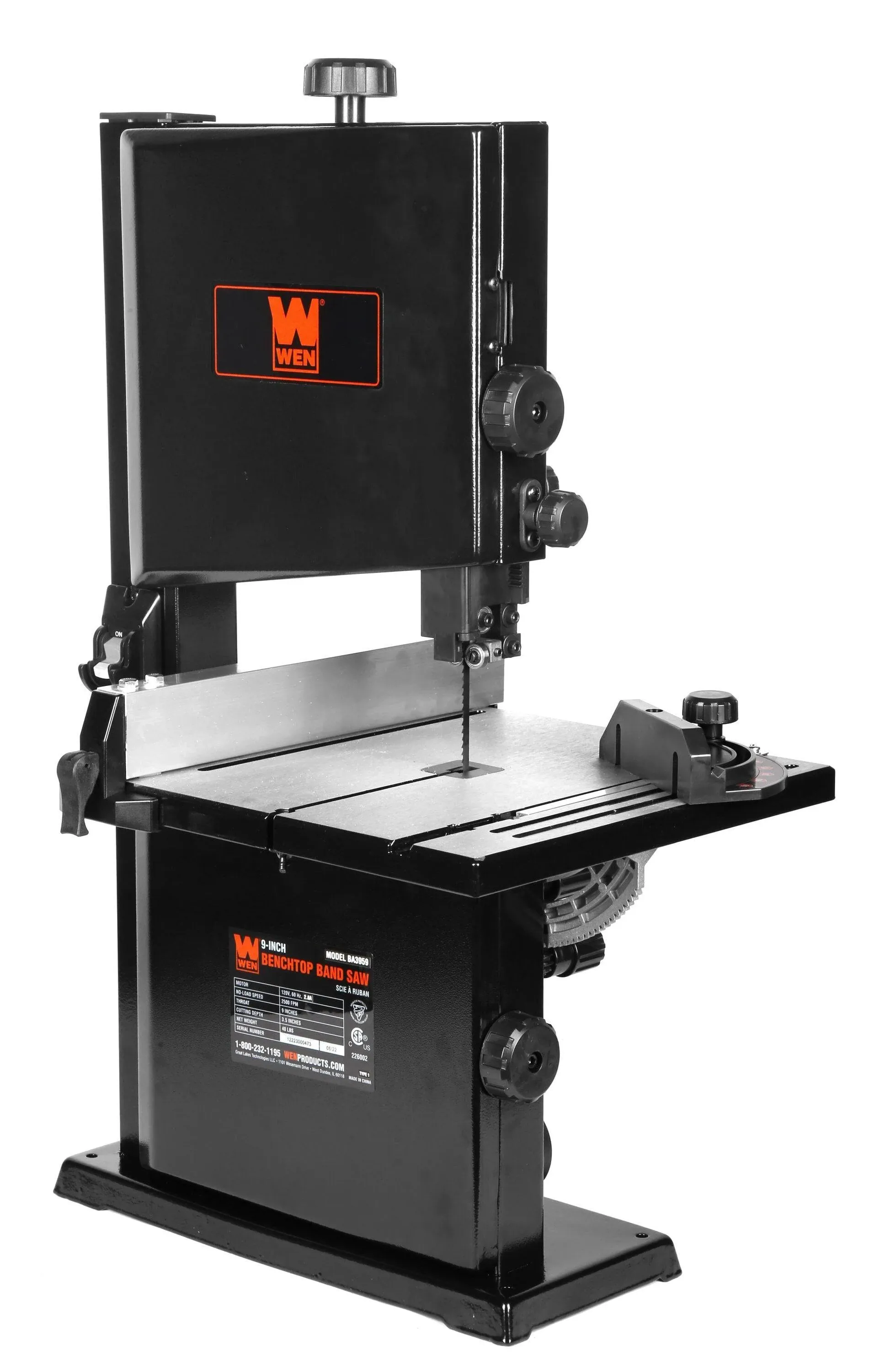 WEN 9-Inch Band Saw BA3959