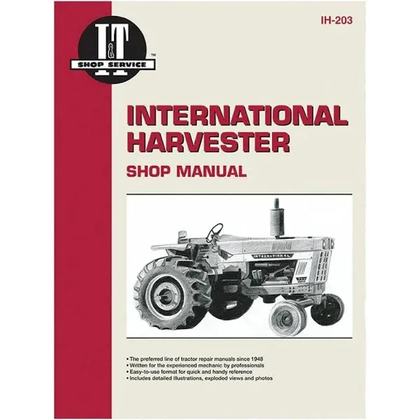 Service Manual for Case/Internati<wbr/>onal Tractor 1026 1066 1086 454 474 656 666 686