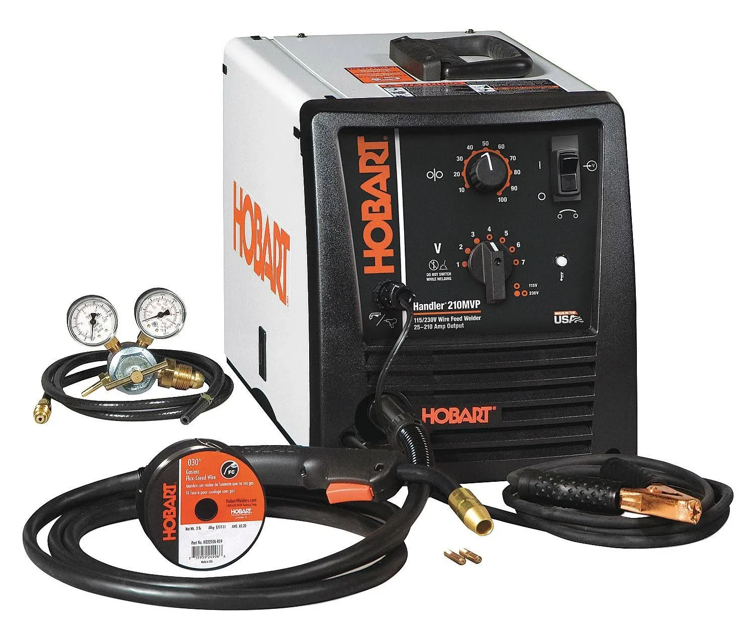 Hobart Handler 210MVP with Multi-Voltage Plug 230 Wire Feed Welder #500553