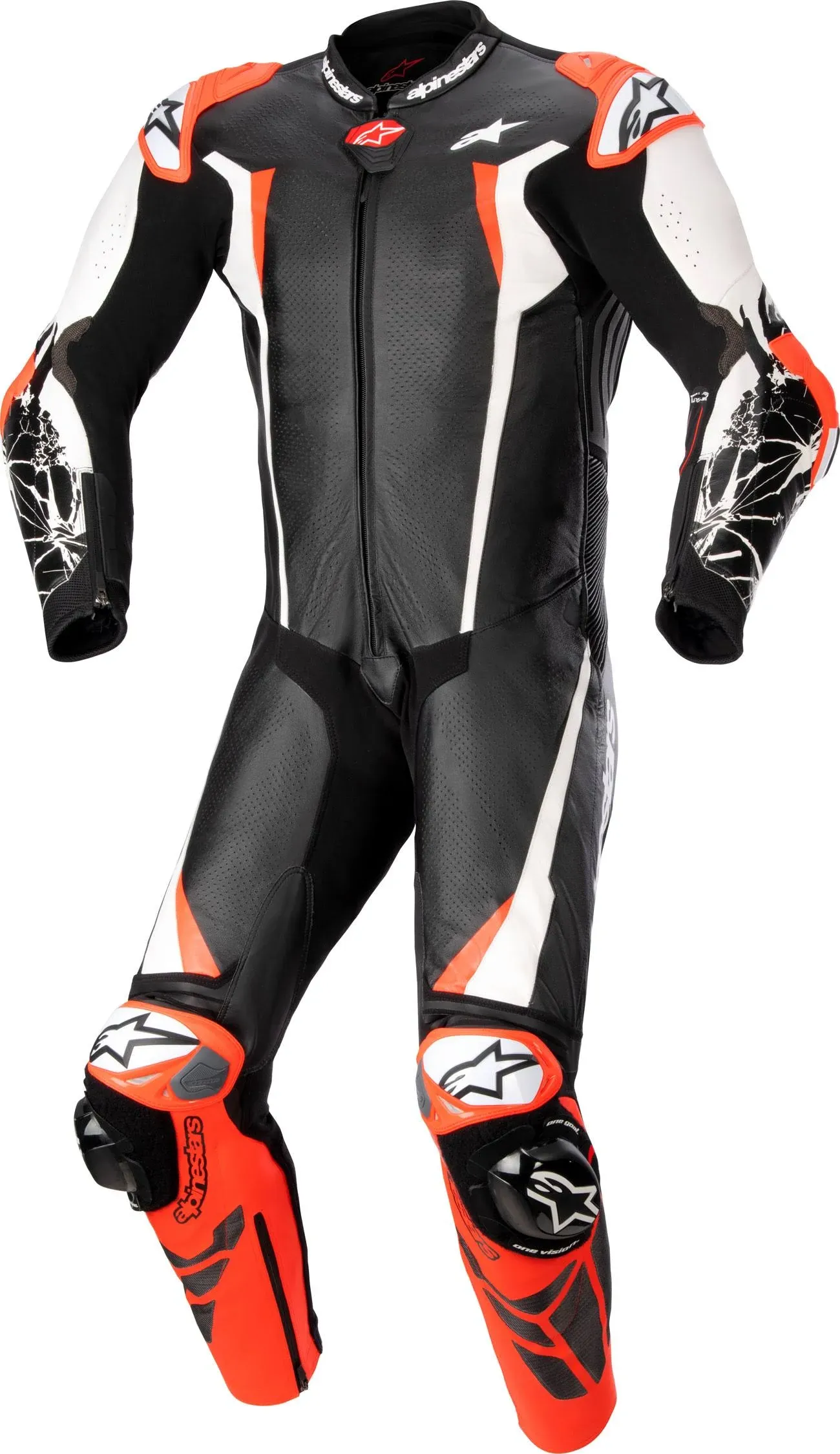 Alpinestars Racing Absolute V2 Suit White Red