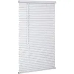 1&#034; Cordless Vinyl Mini Blind - White