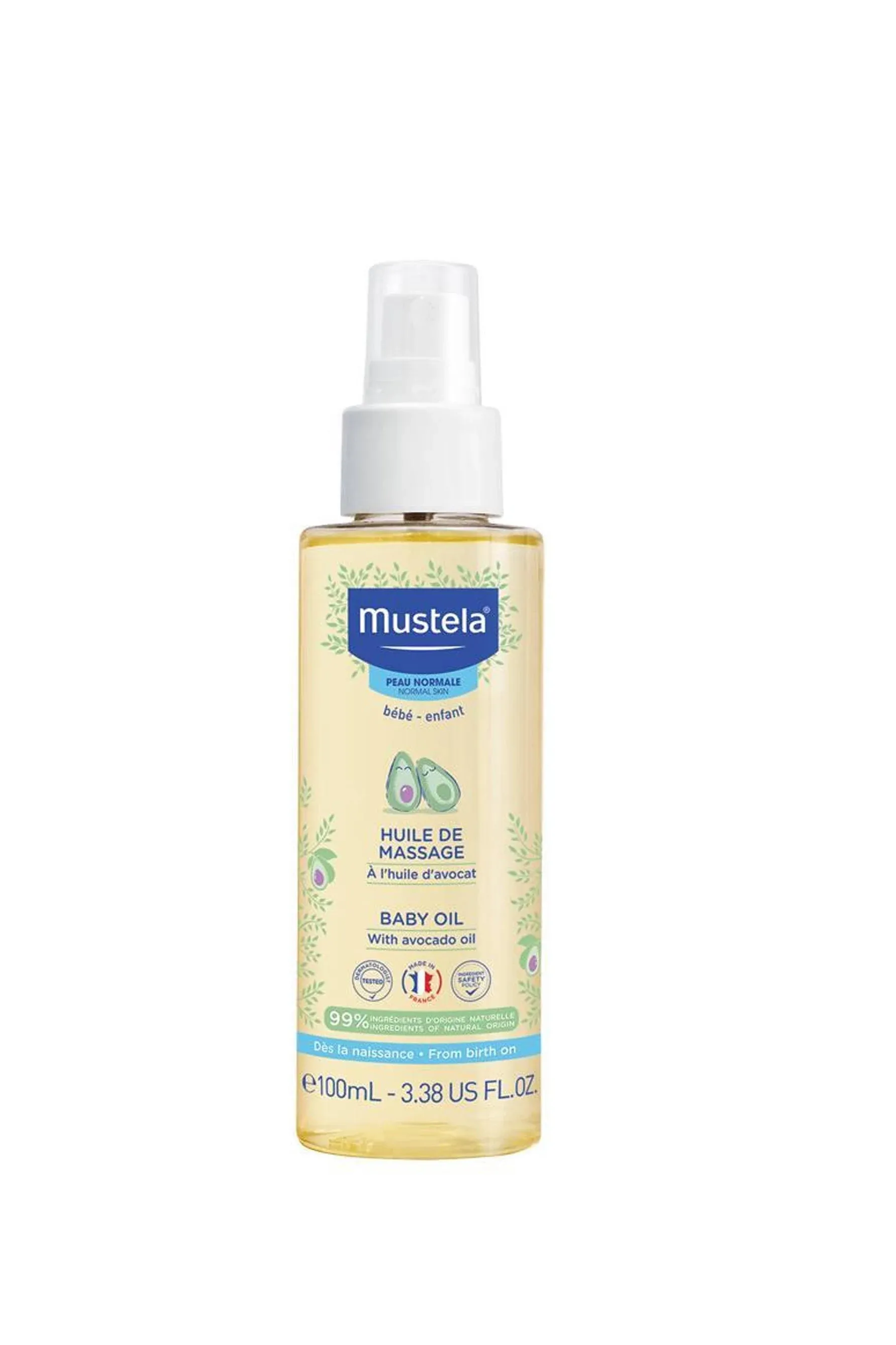 Mustela Baby Massage Oil 100ml