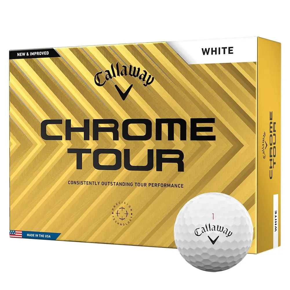 Callaway Chrome Tour White Golf Balls