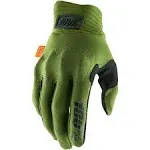 100% Cognito Gloves Green Black - Small