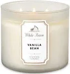 Bath & Body Works White Barn 3-Wick Candle in Vanilla Bean