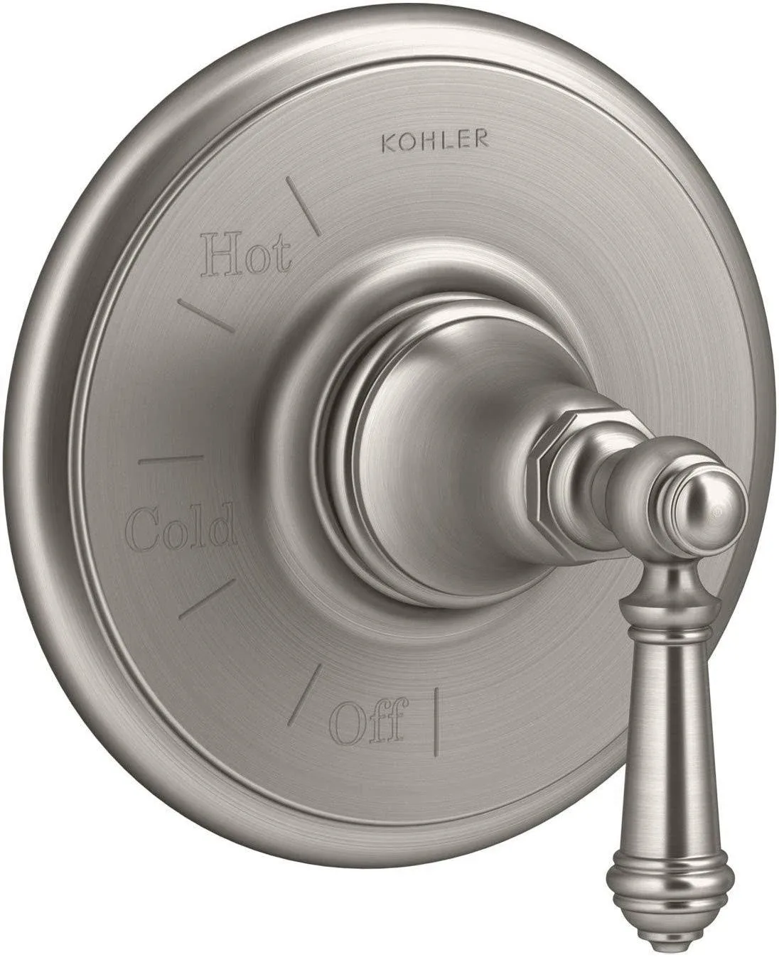 KOHLER Artifacts Rite-Temp valve trim with lever handle