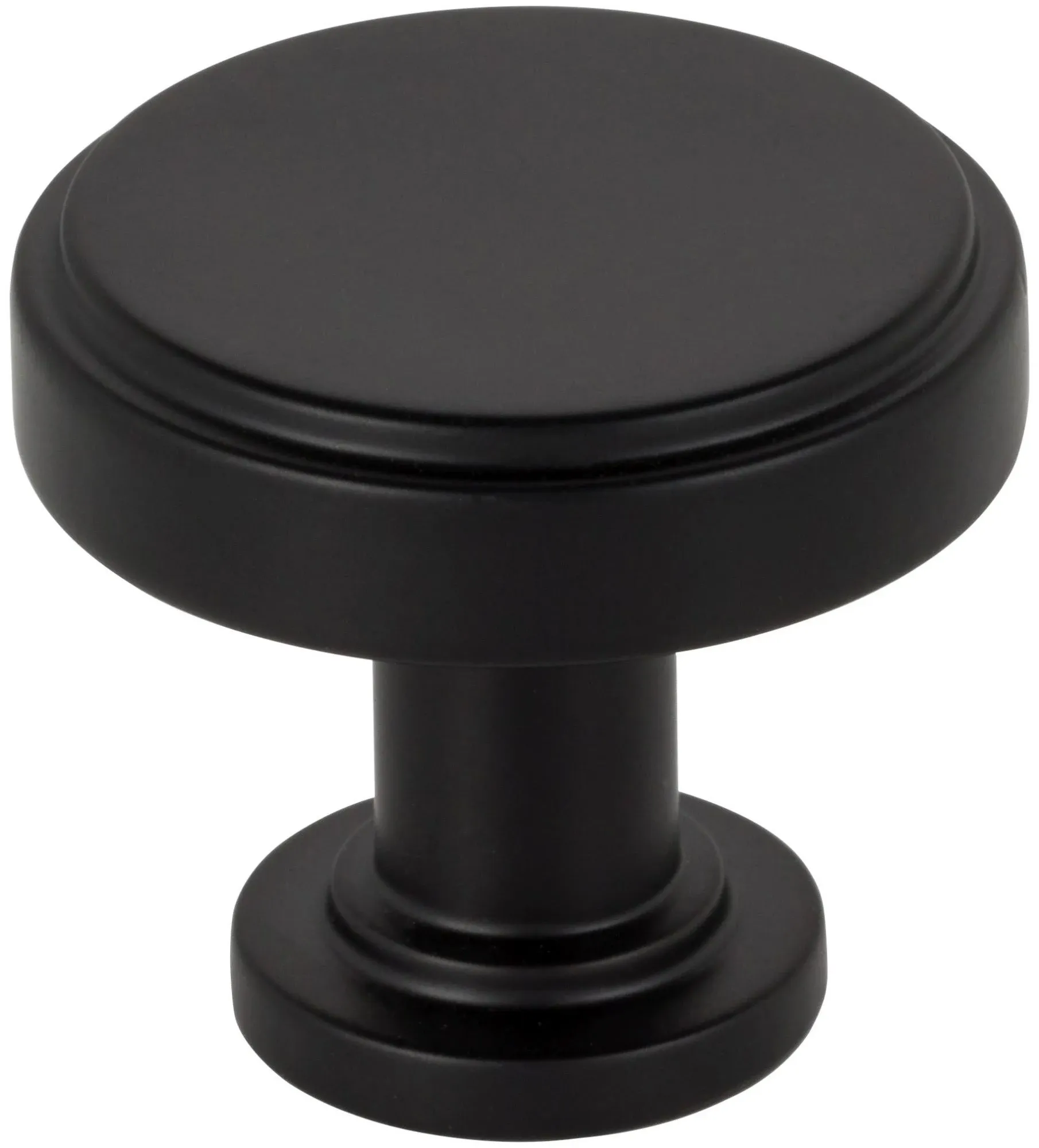 Jeffrey Alexander 171MB: 1-1/4" Richard Cabinet Knob - Matte Black