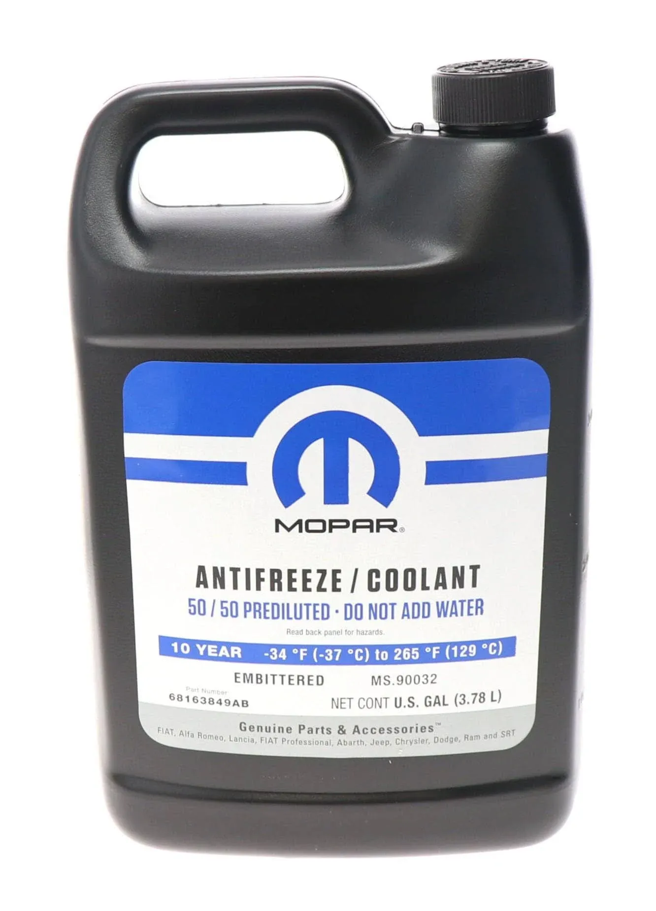 Mopar 68163849AB Coolant Antifreeze US Ram ProMaster 2500 2014-2018