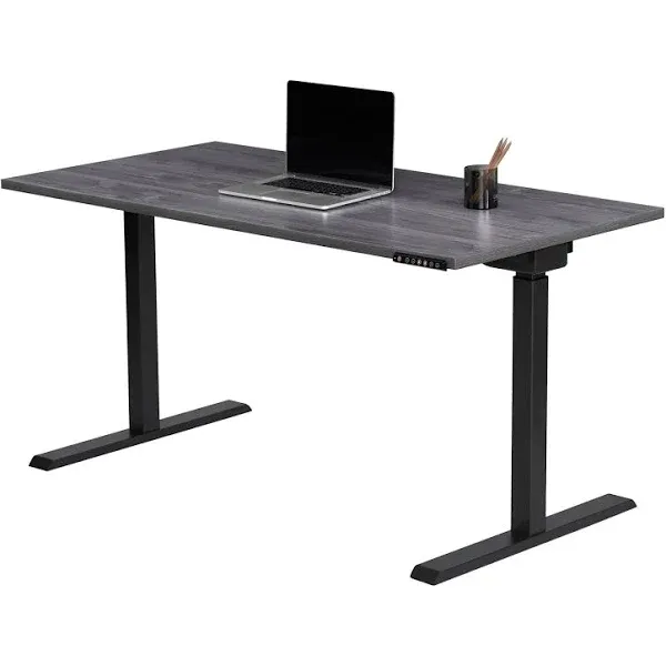 Realspace Magellan Performance Electric Height-Adjustable Standing Desk, 60inW, Gray