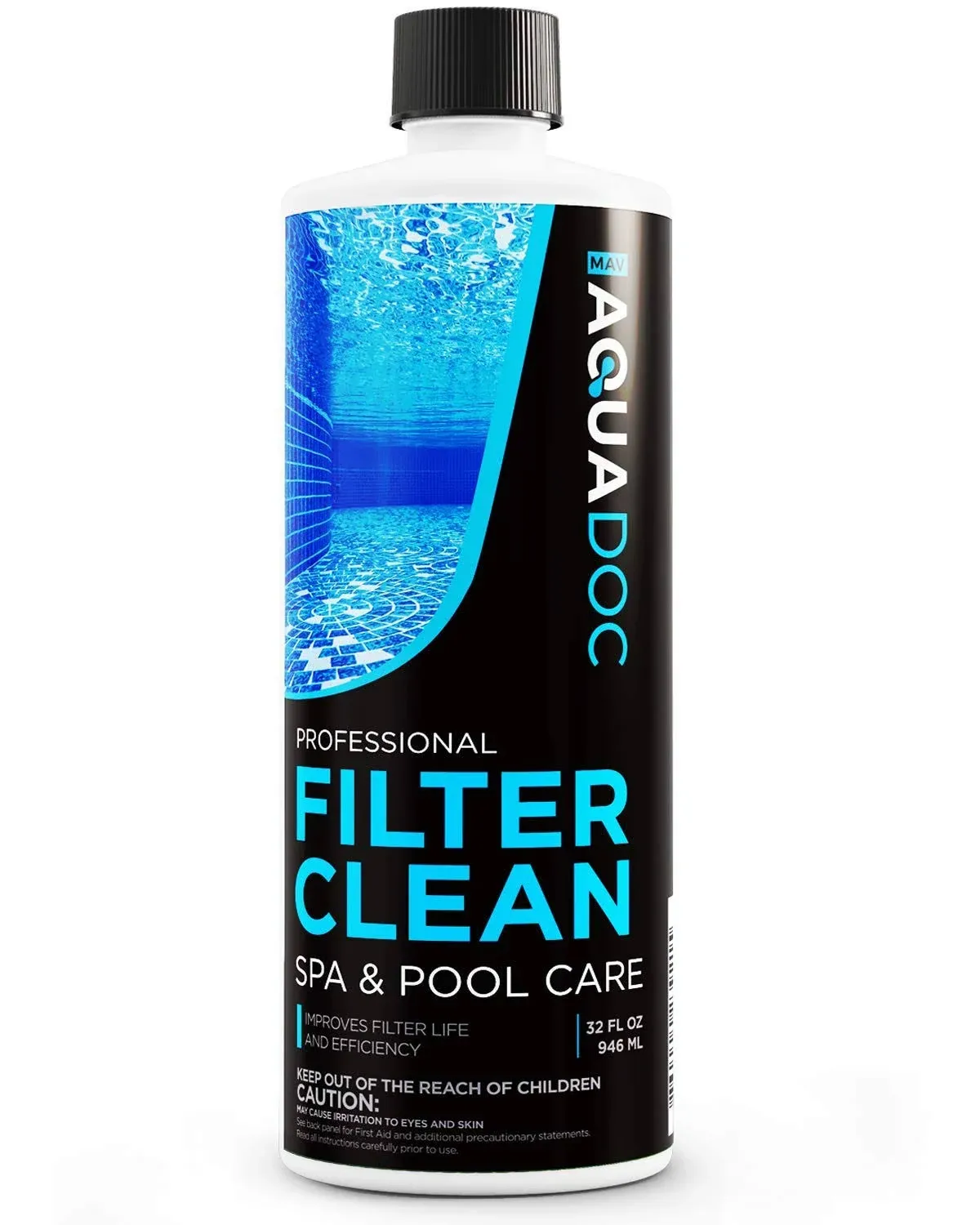 Hot Tub Filter Cleaner Soak, Pool Filter Cleaner & Pool Cartridge Cleaner - Spa Filter Cleaner Soak & Spa Filter Cleaning Solution for Hottub