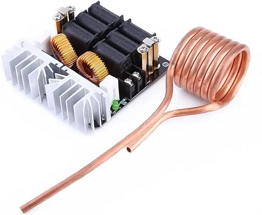 1000W Low Voltage Induction Heating Board Tesla Coil Module 12V-48V Flyback Heating Driver DIY