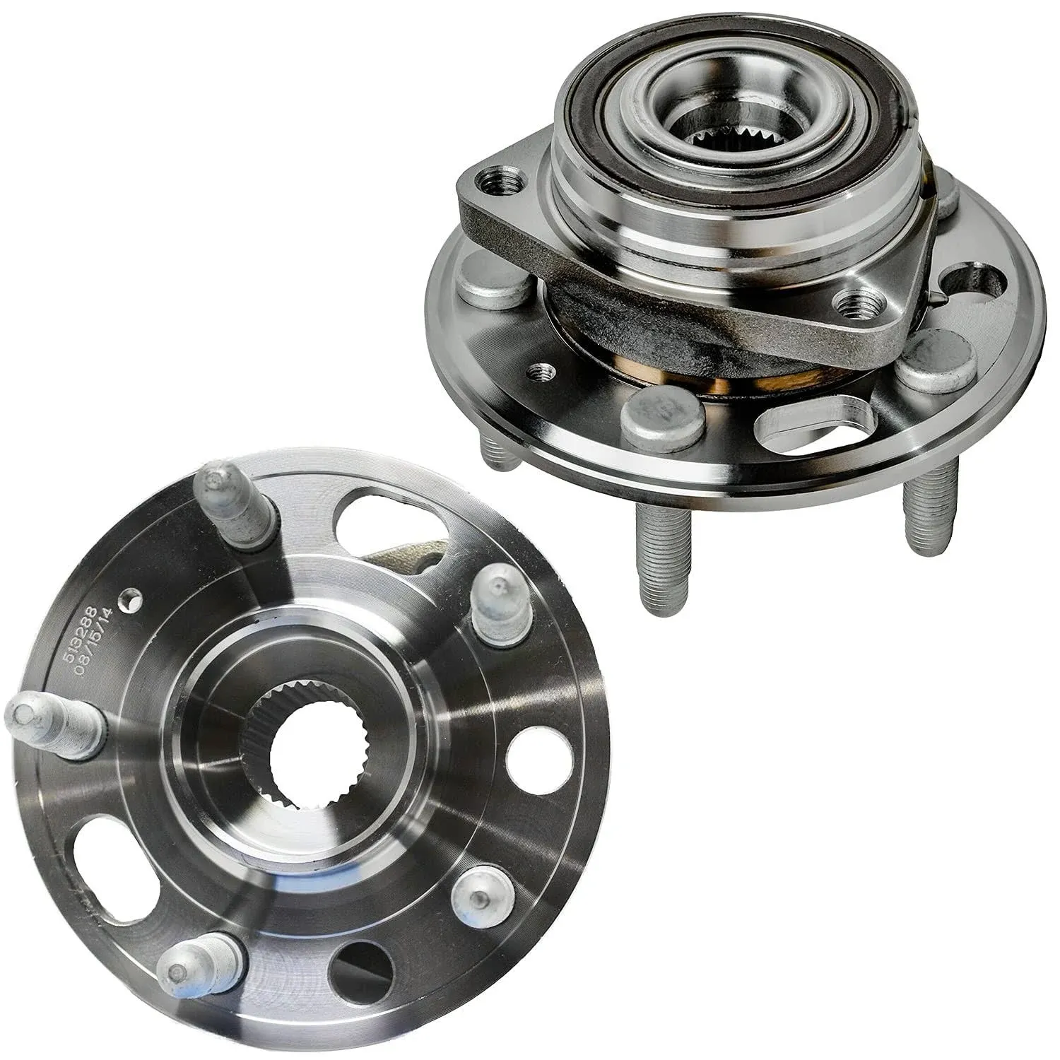 Detroit Axle - Front or Rear Wheel Bearing Hubs for Chevy Malibu Impala Buick Regal LaCrosse Saab 9-5 Cadillac XTS, Front Hubs for Equinox GMC Terrain CTS, Rear Hubs for Allure Replacement