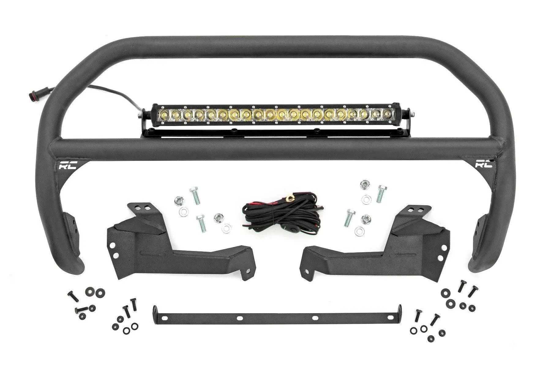 Nudge Bar 20 Inch Chrome Series Single Row LED 21-Up Ford Bronco Sport Rough Country - 51043