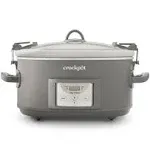 7-Quart Cook and Carry Programmable Slow Cooker, Grey