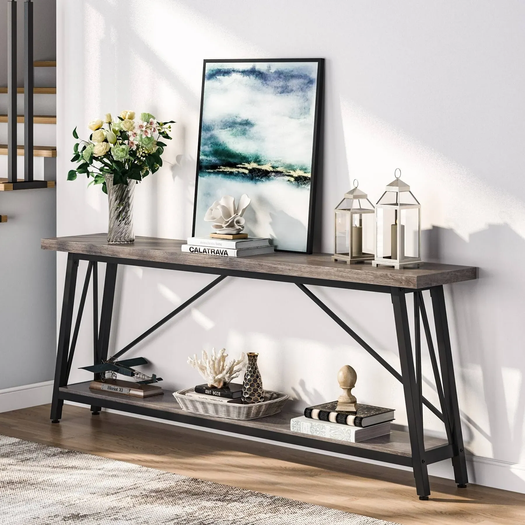 Tribesigns Extra Long Sofa Table