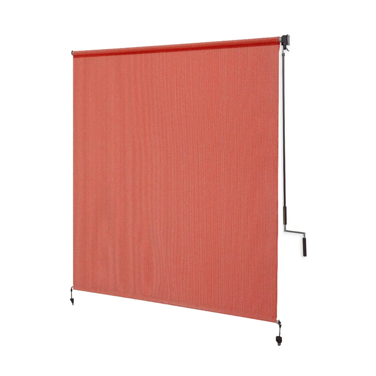 Coolaroo Terracotta Outdoor Roller Shade; 96'' W x 72'' L