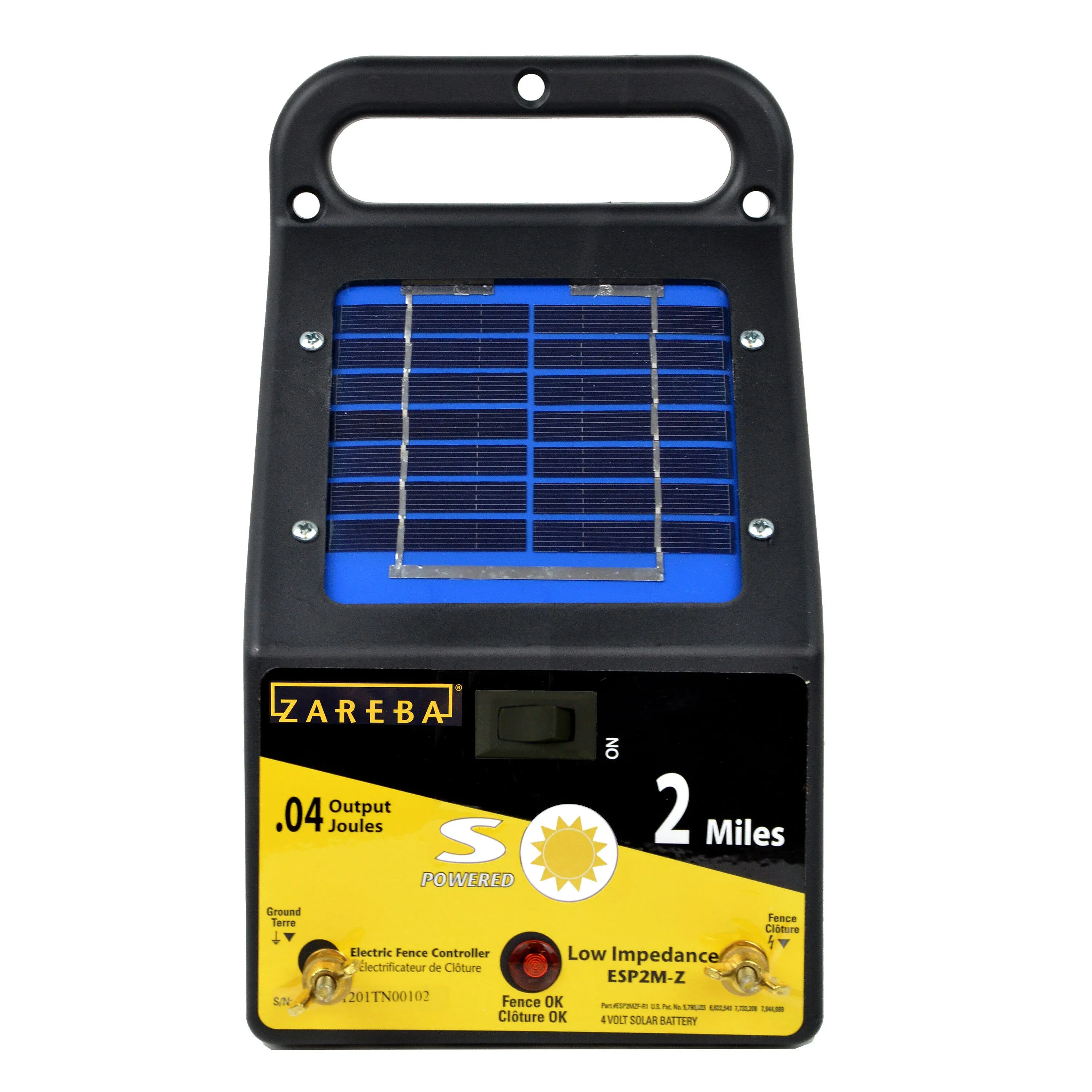 Zareba ESP2M-Z 2-Mile Solar Fence Charger