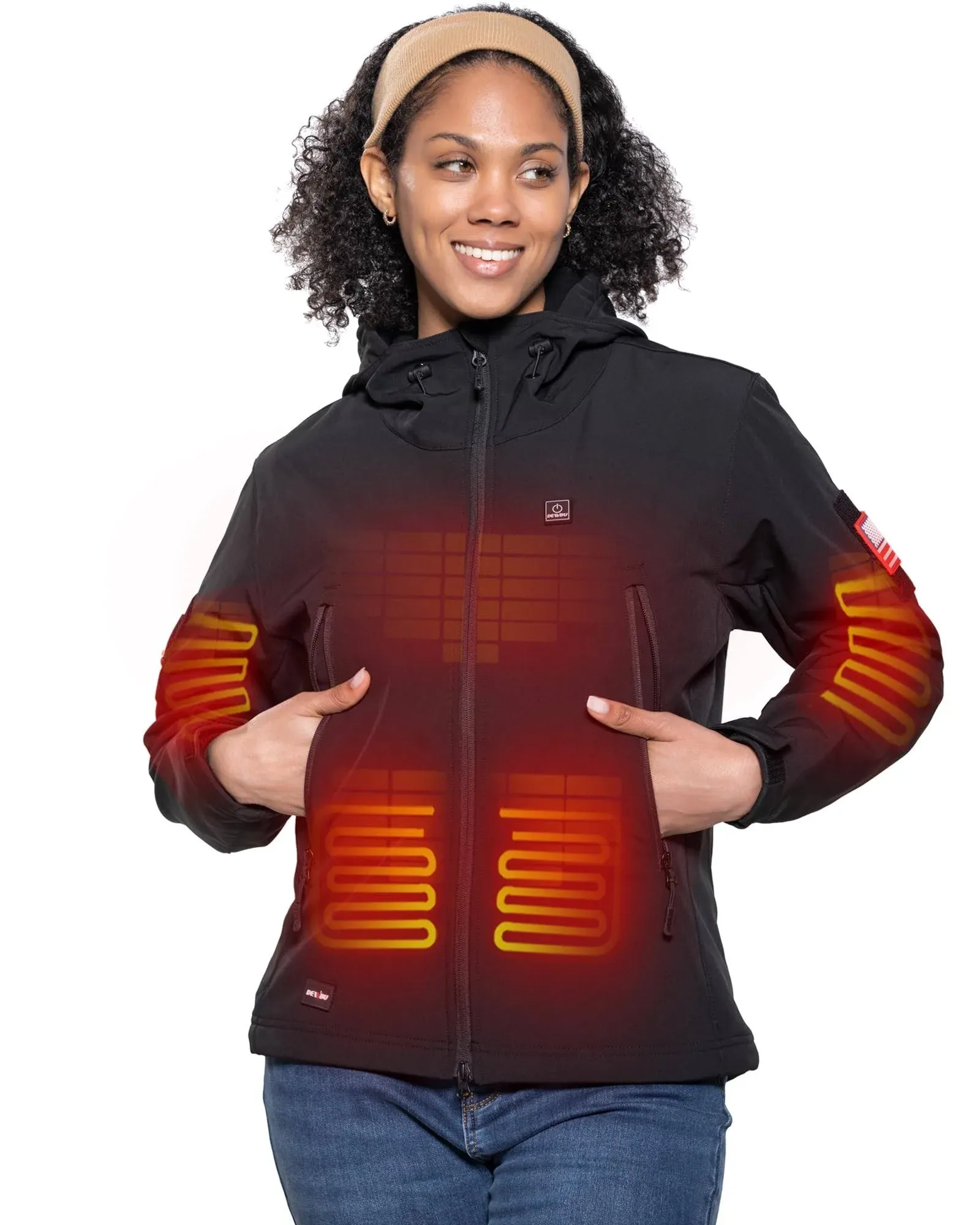 12-Volt Women's Soft Shell Heated Jacket