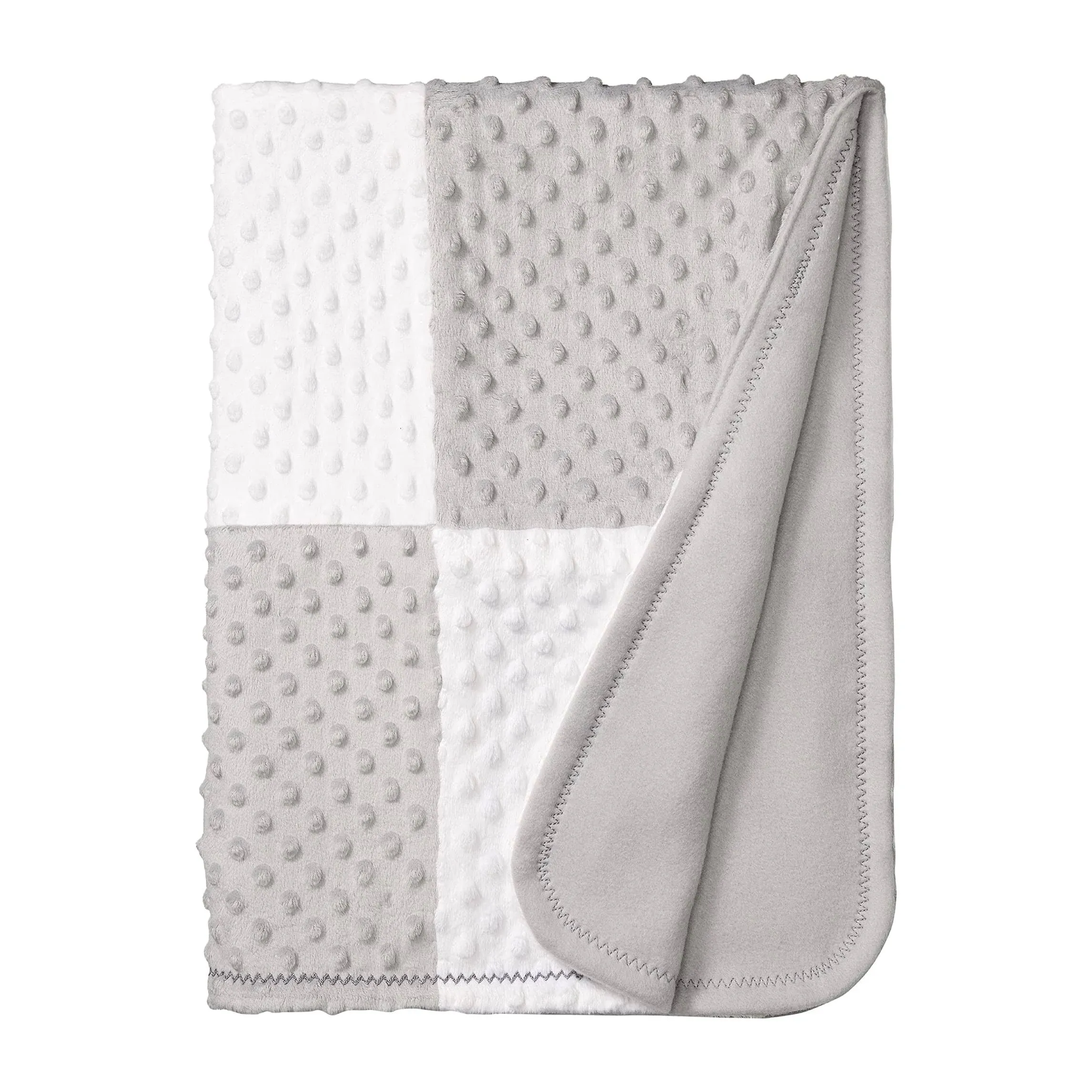 Spasilk Minky Raised Dot Baby Blanket