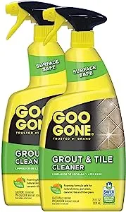 Goo Gone Grout and Tile Cleaner - 28 Ounce - Removes Tough Stains Dirt Caused by Mold Mildew Soap Scum and Hard Water Staining - Safe On Tile