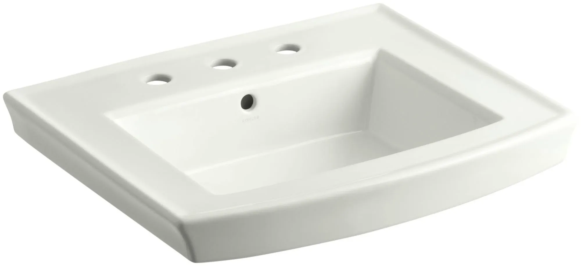 Archer&reg; 24&quot; rectangular pedestal bathroom sink