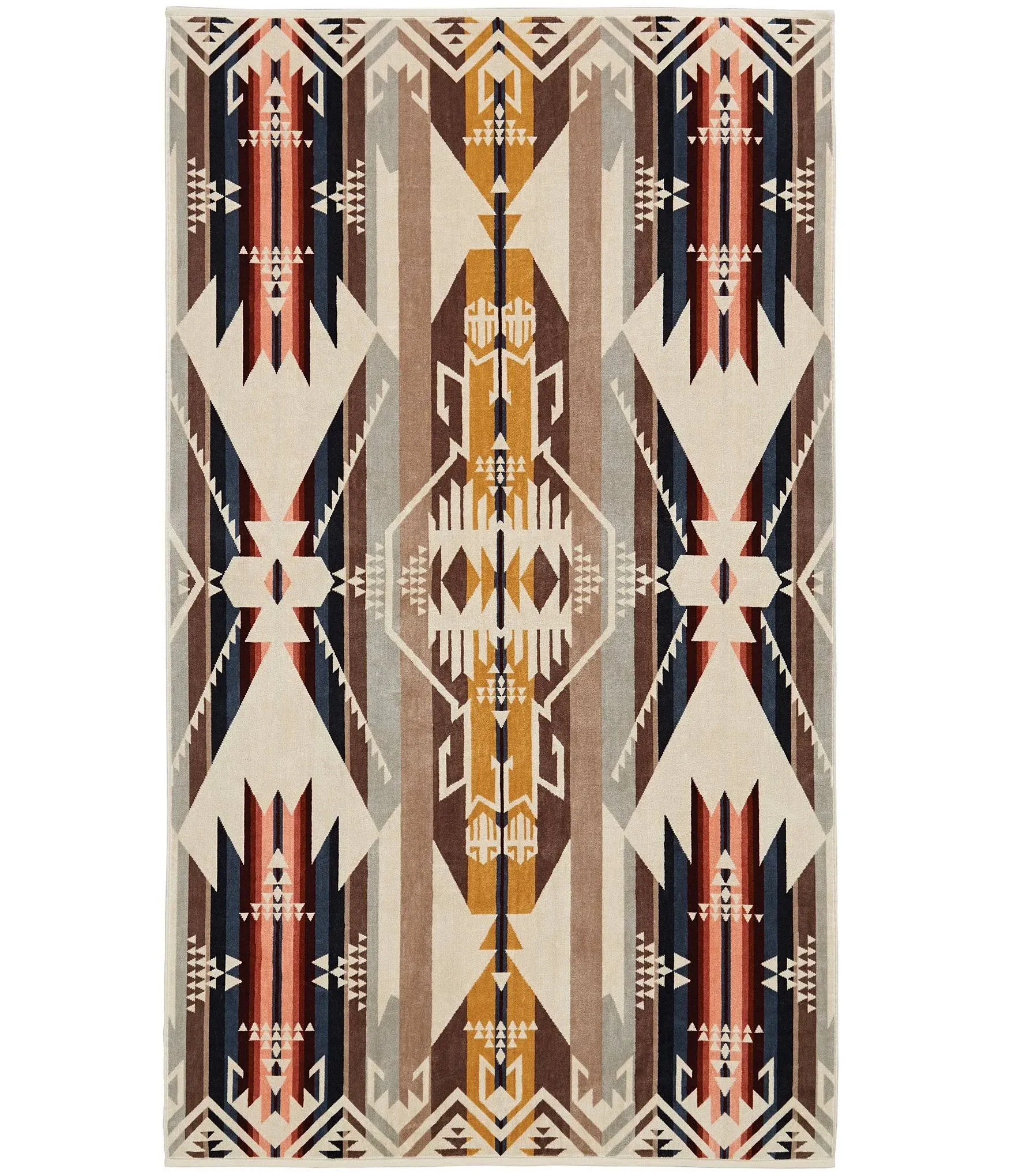 Pendleton Oversized Jacquard Towel - White Sands