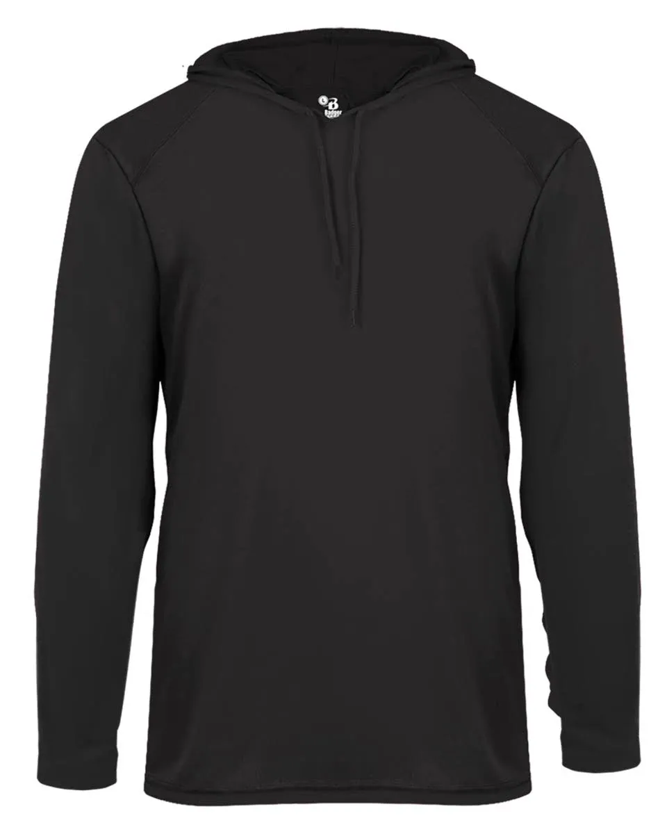 Badger Men's B-Core Long-Sleeve Hooded Shirt