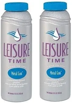 Leisure Time D Metal Gon Protection for Spas and Hot Tubs, 16 fl oz