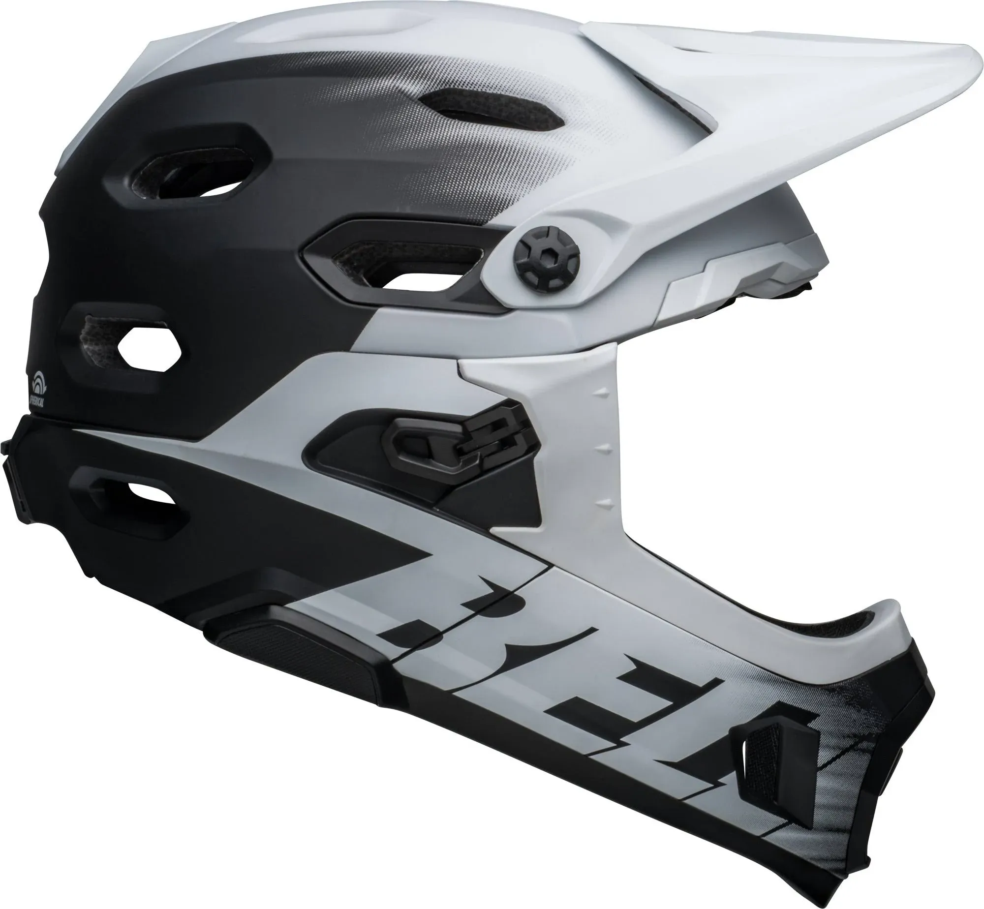 Bell Super DH Spherical MIPS Helmet Large Matte Black/White