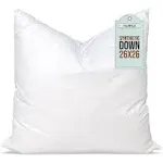 Pillowflex Synthetic Down Pillow Insert for Sham Aka Faux / Alternative (26 inch by 26 inch)