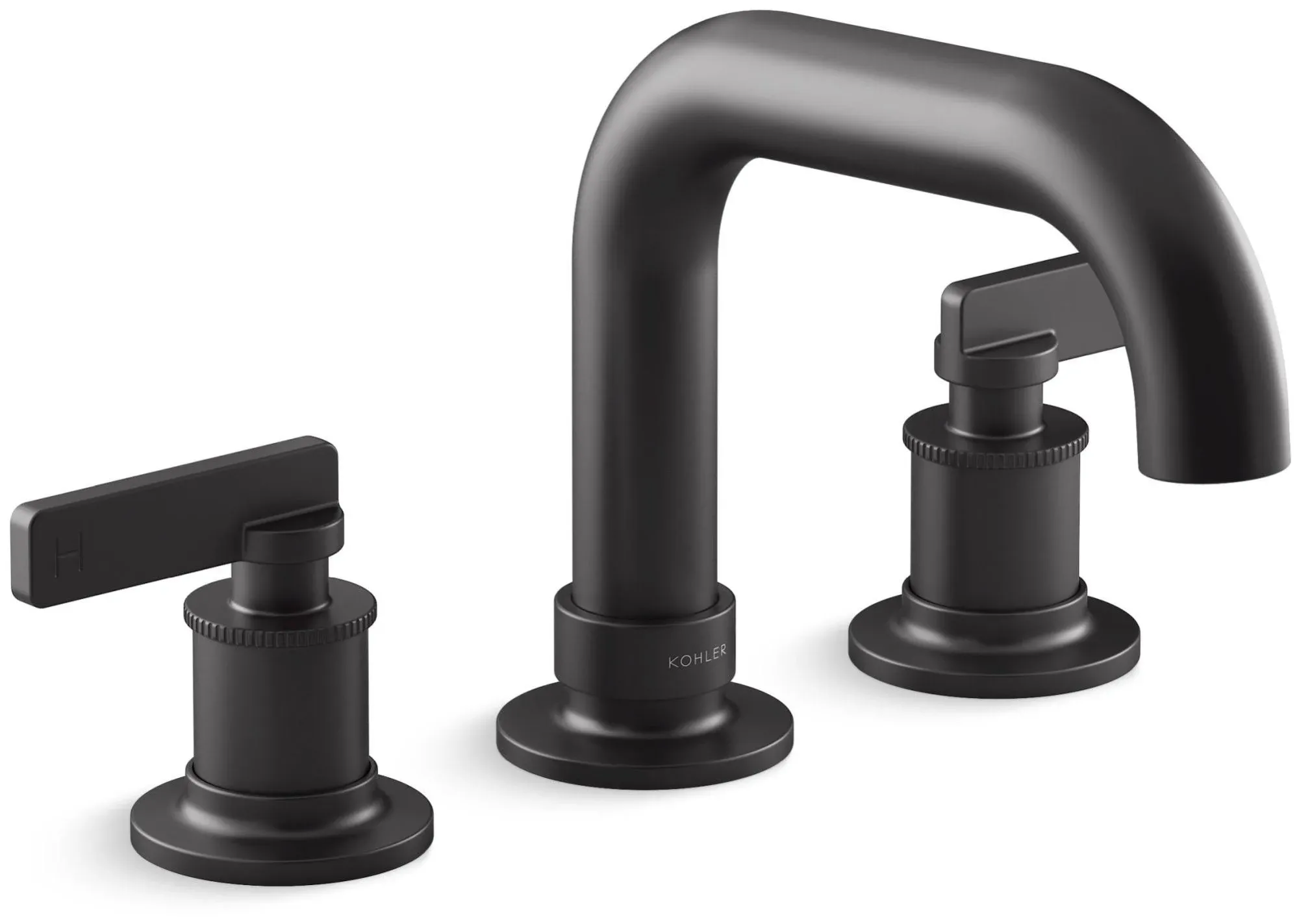 Castia by Studio McGee Deck-Mount Bath Faucet Trim Matte Black