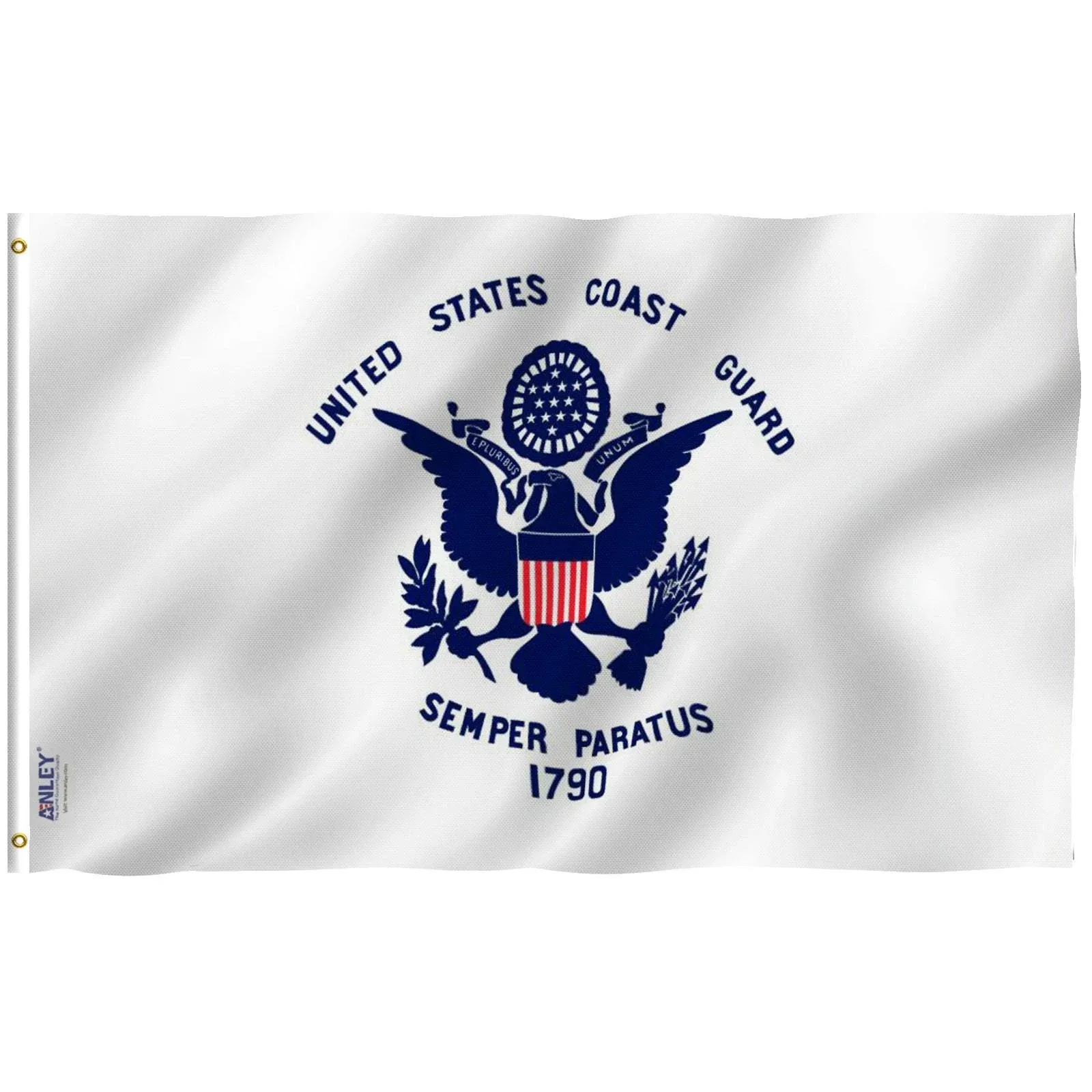 Anley Fly Breeze 5-ft W x 3-ft H Military Coast Guard Flag