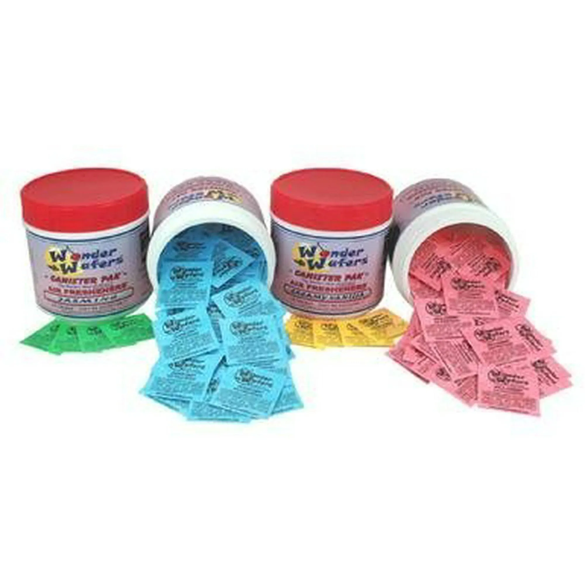 Wonder Wafers 250 Count Unwrapped Automobile Professional Use Air Fresheners Car and Truck Detail (April Fresh)