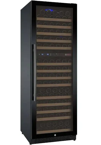 ALLAVINO 24" Wide FlexCount II Tru-Vino 172 Bottle Dual Zone Black Right Hinge Wine Refrigerator