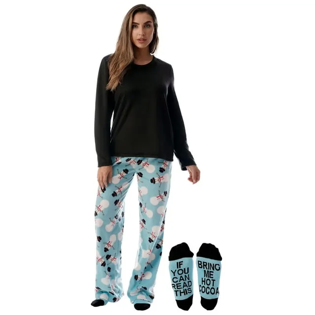 Just Love Ultra-Soft Women’s Pajama Pant Set - Nightgown with Matching Socks