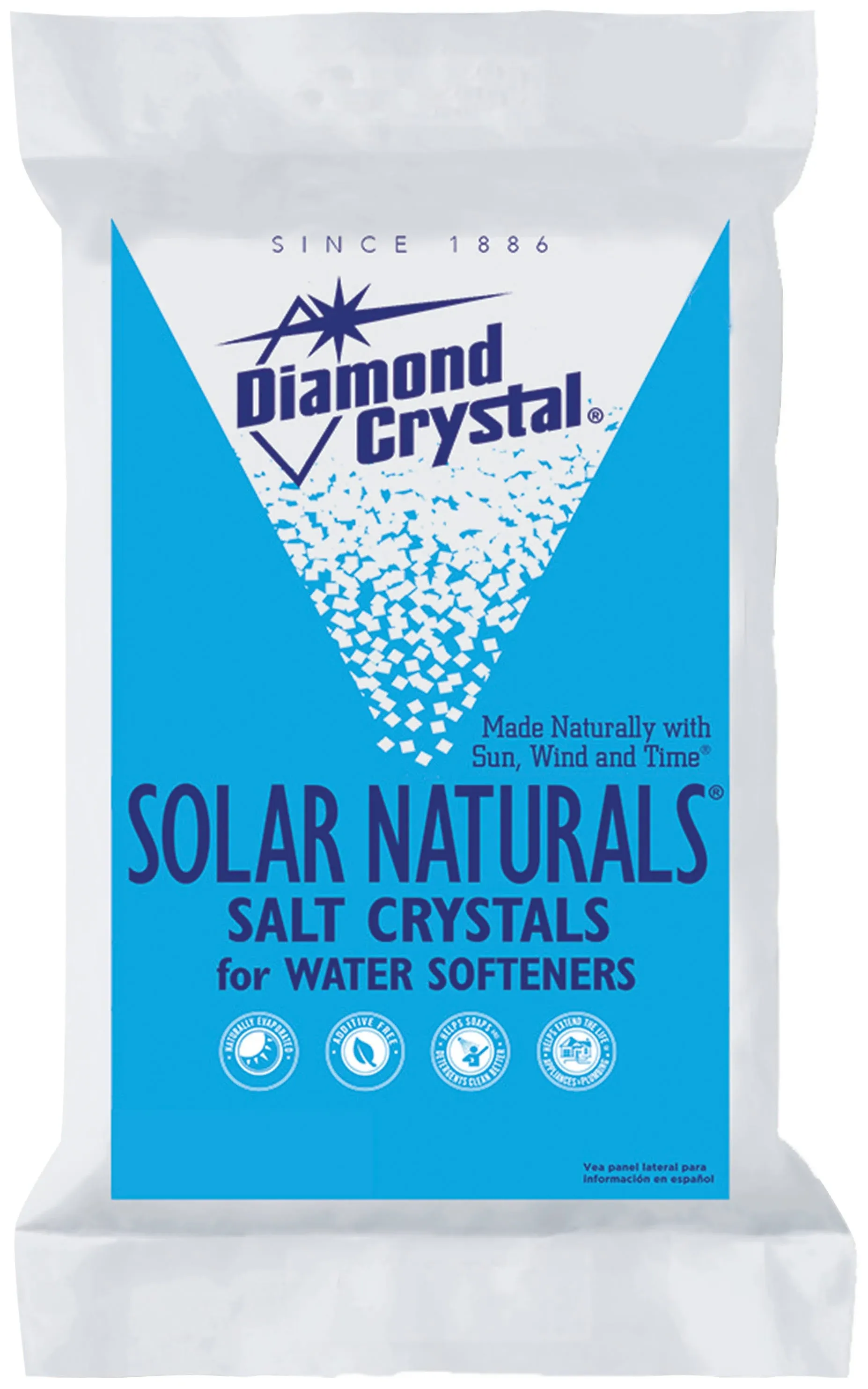 Diamond Crystal Solar Naturals Water Softener Salt 50 lbs