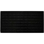 Wall Control Pegboard 16in x 32in Horizontal Black Metal Pegboard Tool Board Panel