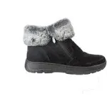 Khombu Women's Jessica Ankle Boots Faux Fur Shearling Lining for Cold Winter Weather