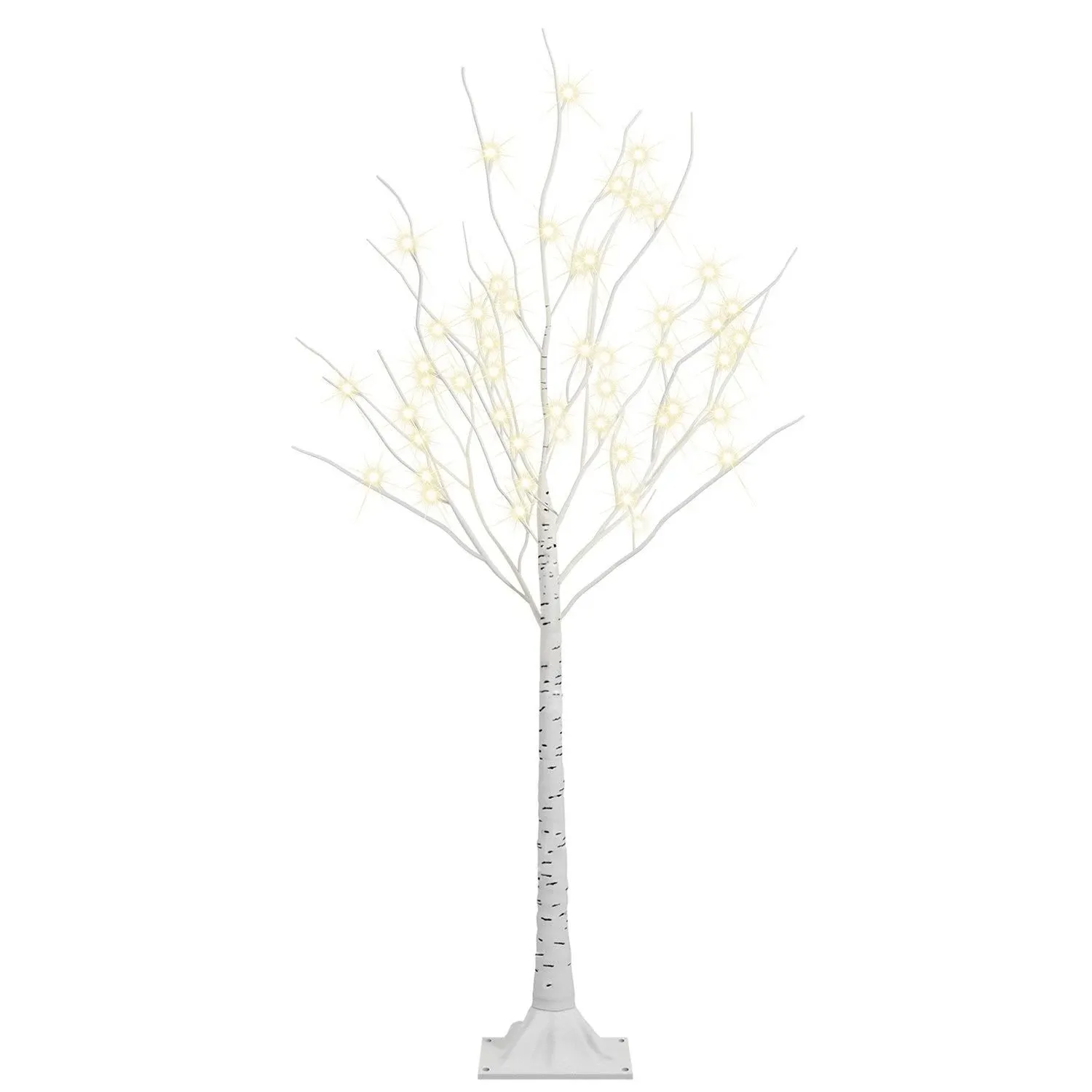 Lightshare 4ft Birch Tree with 48 Warm White Lights