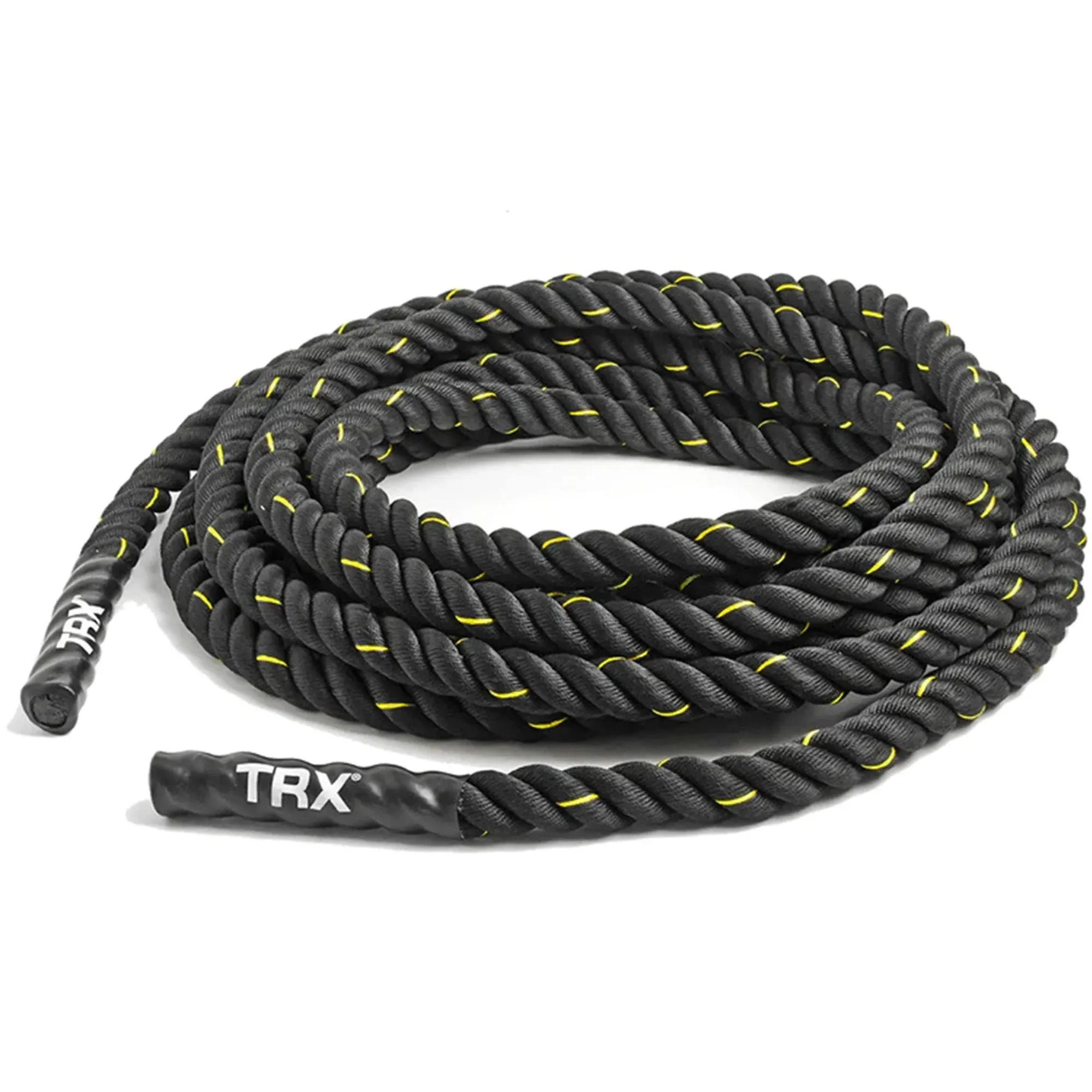 TRX 50 Foot Battle Rope Workout Equipment for Home Gym and Outdoor Exercises