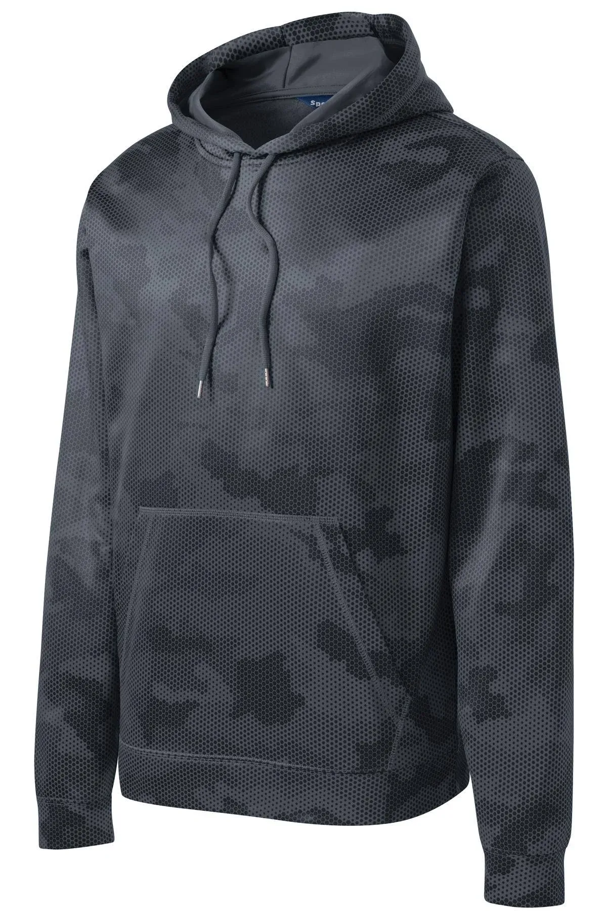 Sport-Tek Men's ST240 Sport-Wick CamoHex Fleece Hooded Pullover