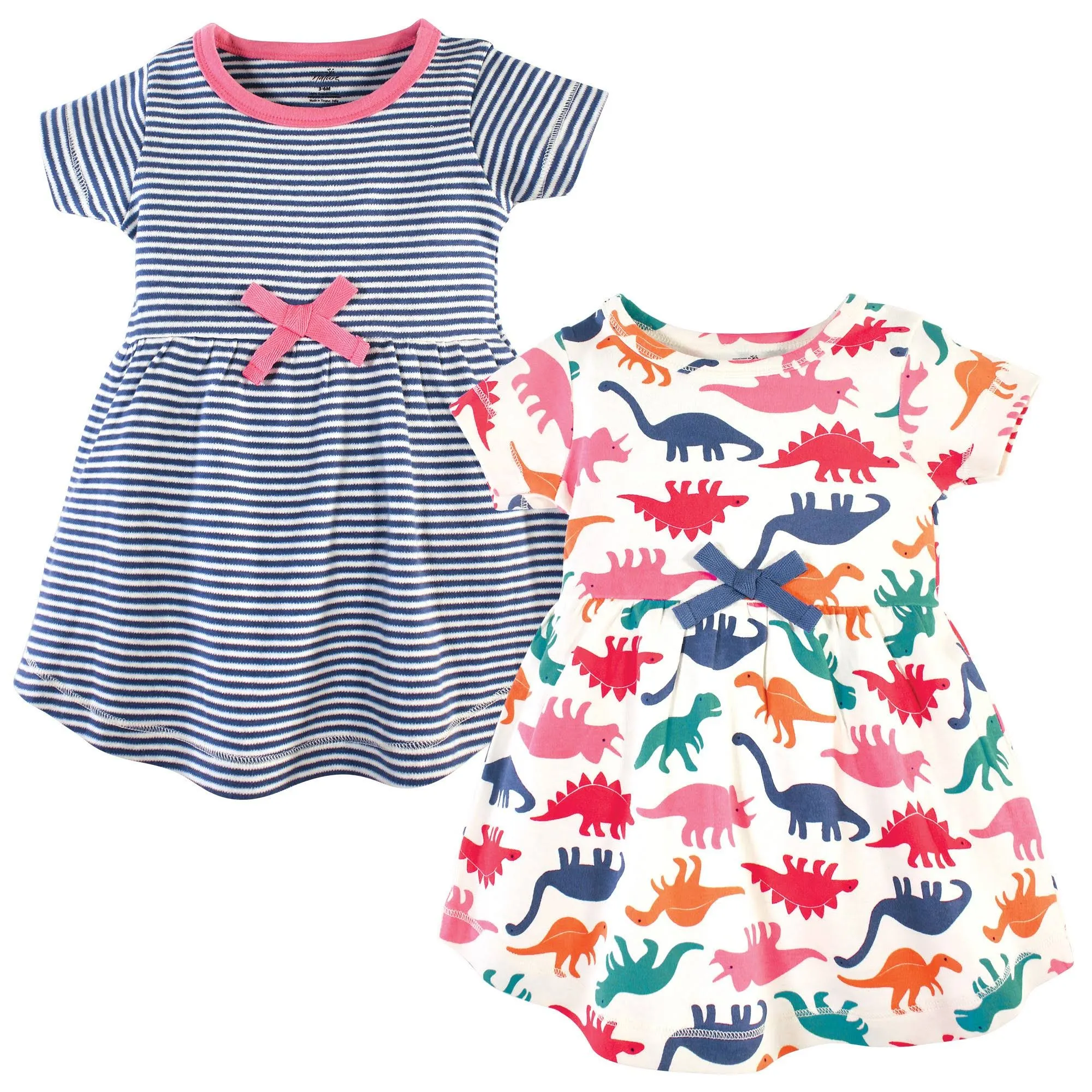 Touched by Nature Organic Cotton Short-Sleeve Dresses, Dinosaurs