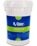 RX Clear Granular Swimming Pool Chlorine - 50 lb Bucket