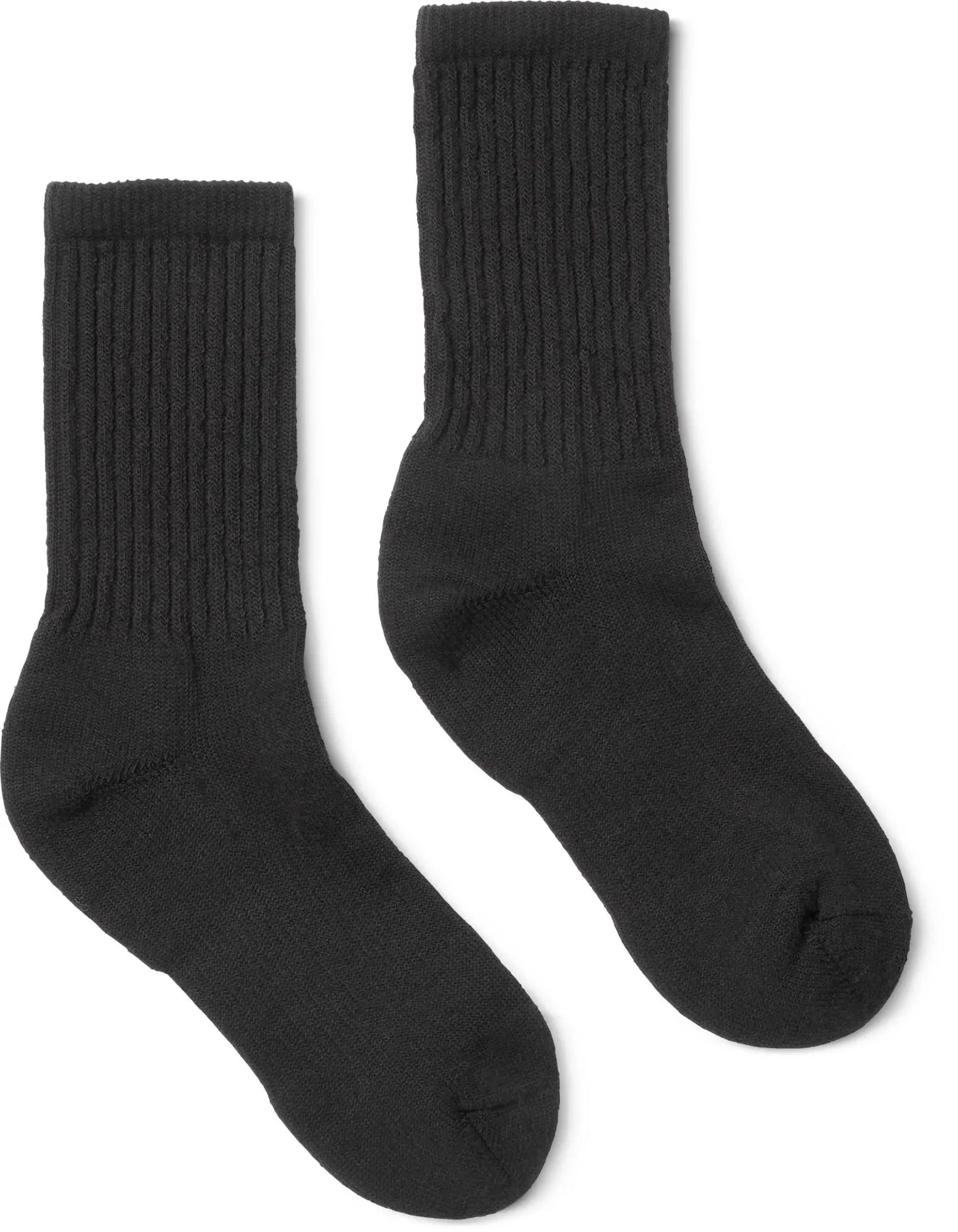 Smartwool Hike Classic Edition Light Cushion Solid Crew Socks (Black)