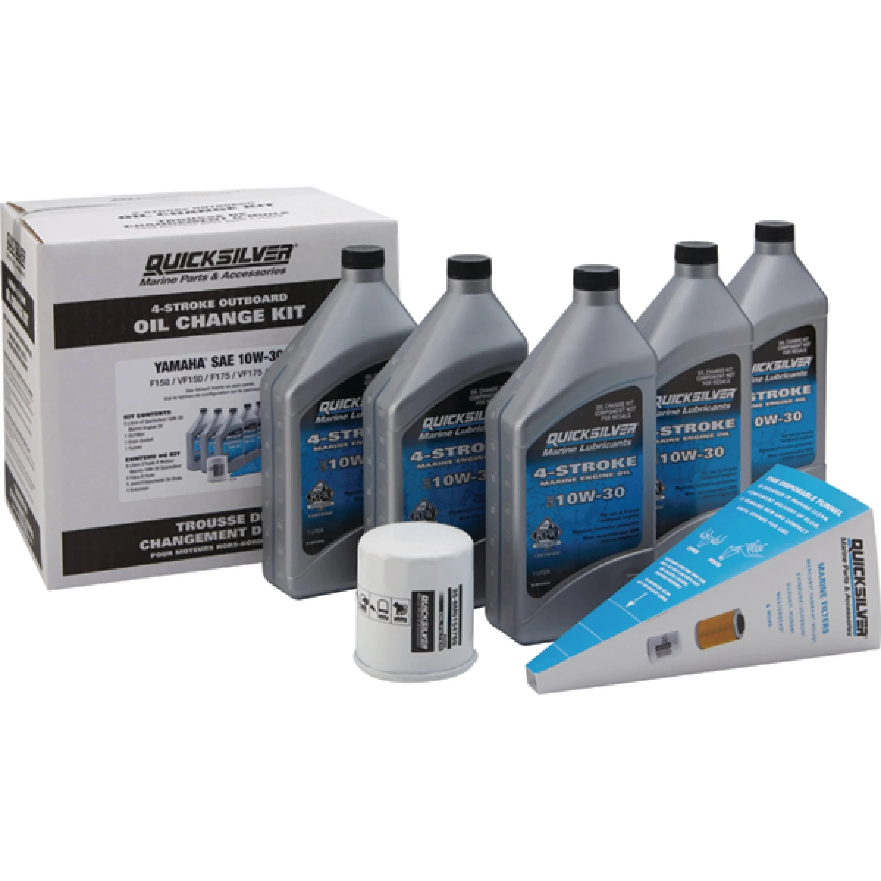 Quicksilver Yamaha Outboard Oil Change Kit ALL F150 Replaces LUB-MRNMR-KT-10 710-98-8M0162419