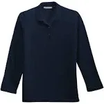 Port Authority L500LS Ladies Silk Touch Long Sleeve Polo