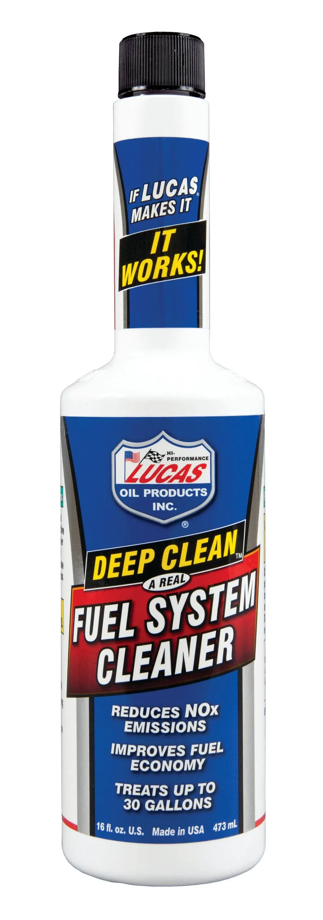 Lucas 10512 Deep Clean Fuel System Cleaner - 16 fl oz bottle